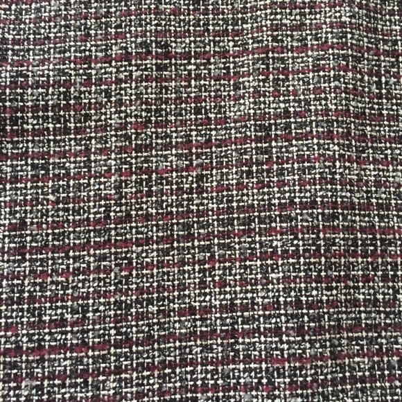 Banana Republic Women's Jumper Dress Tweed Sleeveless Lined Burgundy Size 6 NWT - Picture 6 of 16